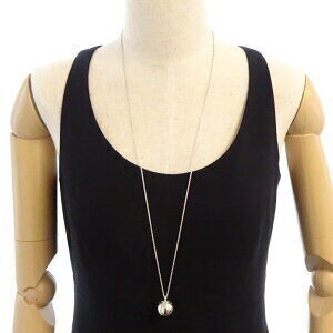 TIFFANY HardWear Ball Necklace Long Chain Silver